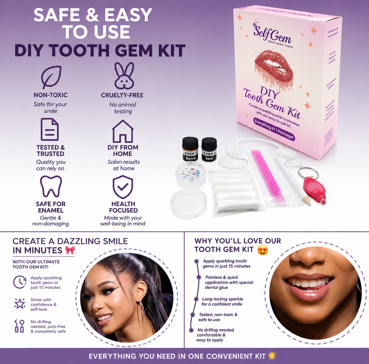 DIY Tooth Gem Kit