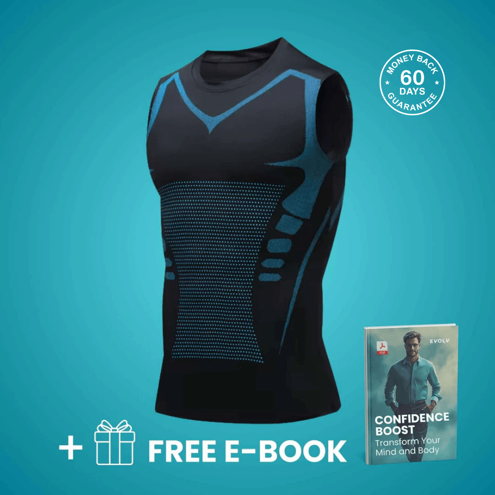 Black compression shaping vest