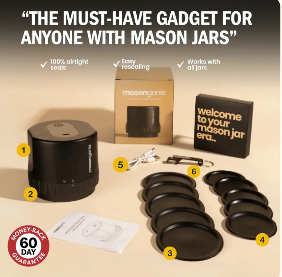 Jar Vacuum Sealer Kit