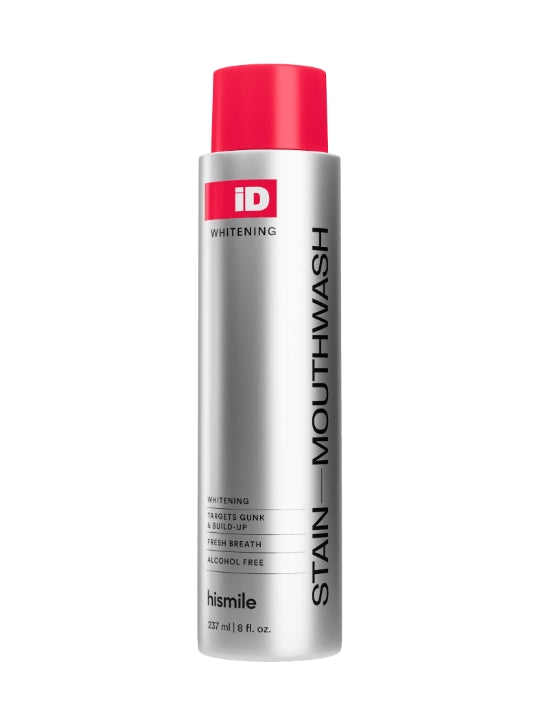 Whitening mouthwash bottle
