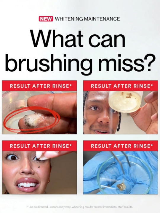 Whitening mouthwash features