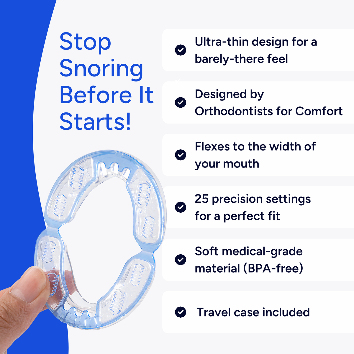 Adjustable Anti-Snoring Mouthpiece
