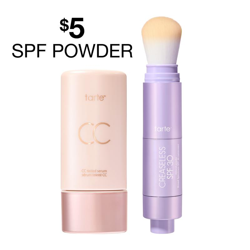 Summer Skin Set, CC Serum and SPF 30 Setting Powder